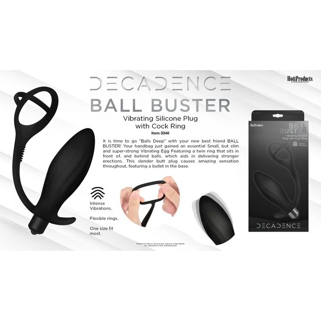 Decadence Ball Buster Anal Plug - Design and Materials