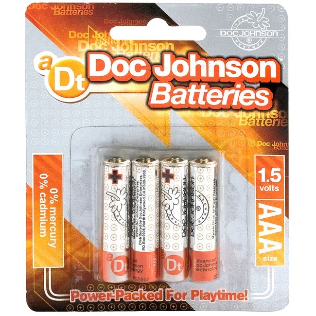 Doc Johnson Batteries Aaa 4 Pack Cd - Material Feel
