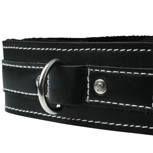 Edge Lined Leather Collar - Materials