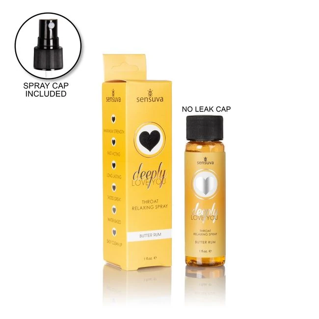 Deeply Love You Throat Spray Butter Rum 1 Oz - Overview
