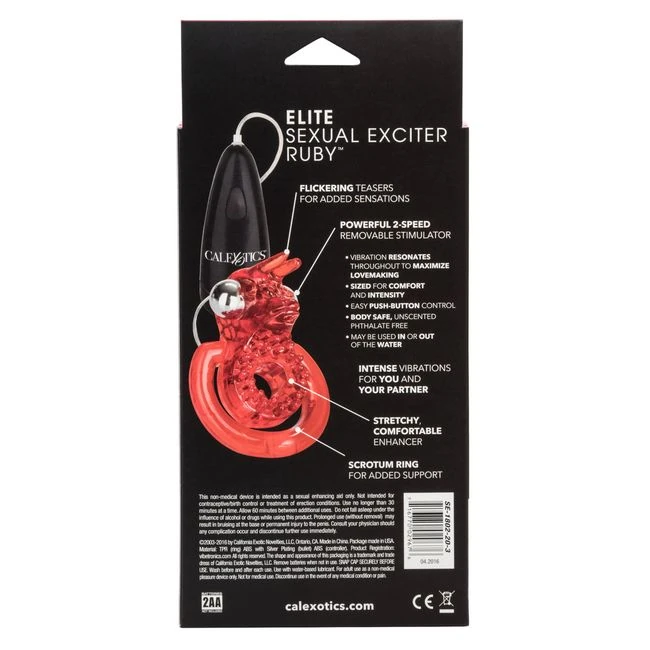Elite Sexual Exciter Ruby - Additional Features & Usage