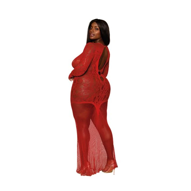 Floral Lace Bodystocking Go Ruby - Specifications