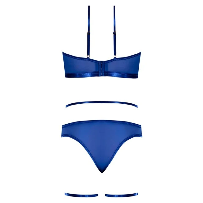 HOLIDAZE BRALETTE HIGH WAI PANTY SET COBALT - Care Instructions