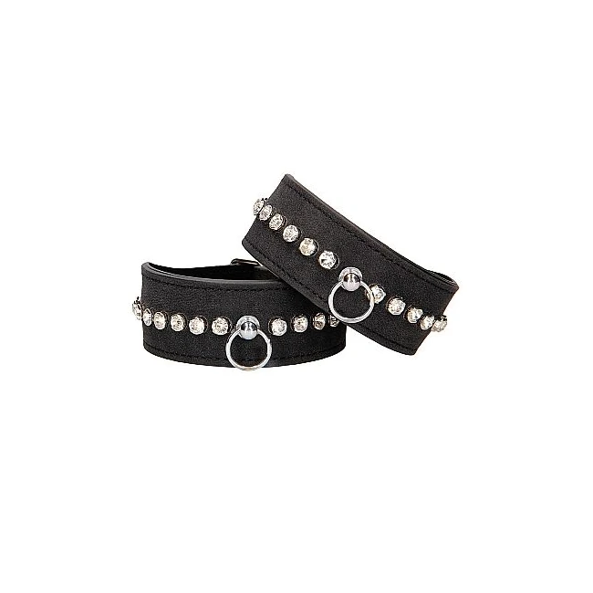 Diamond Studded Ankle Cuffs - Hardware & Fasteners