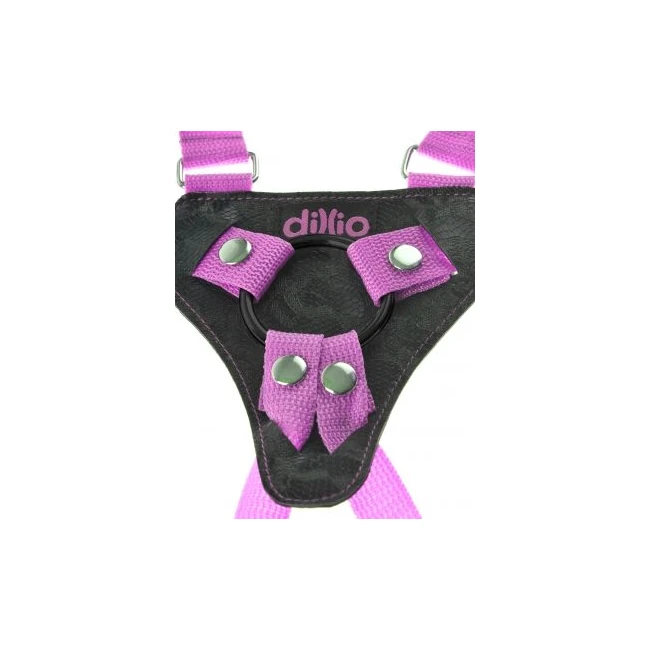 Dillio 7 Strap on Suspender Harness Set - Vibration Modes
