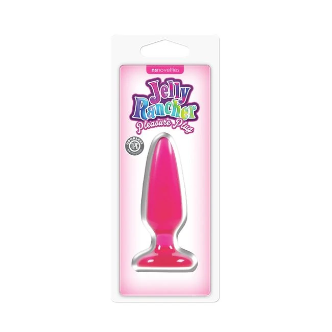 Jelly Rancher Pleasure Plug Small Pink - Shape & Comfort