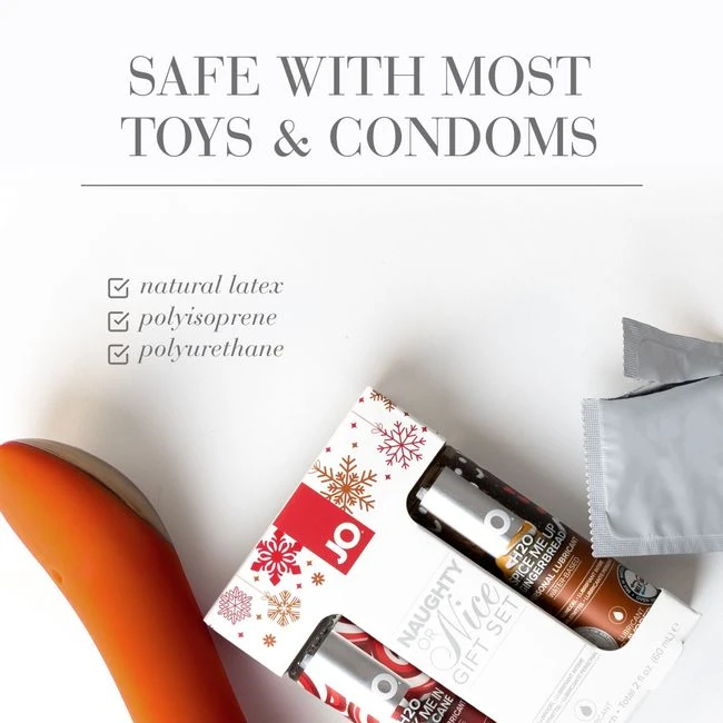 Jo Naughty or Nice Gift Set Candy Cane & Gingerbread - Formula & Feel