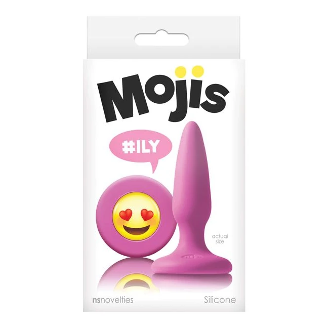 Moji's #ily Butt Plug Pink - Shape & Comfort