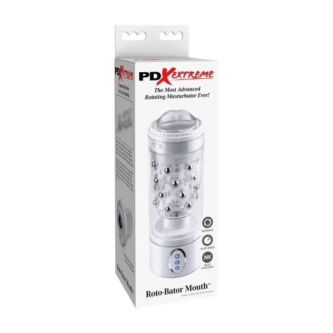 Pdx Extreme Roto Bator Mout Clear/white - Internal Texture & Design
