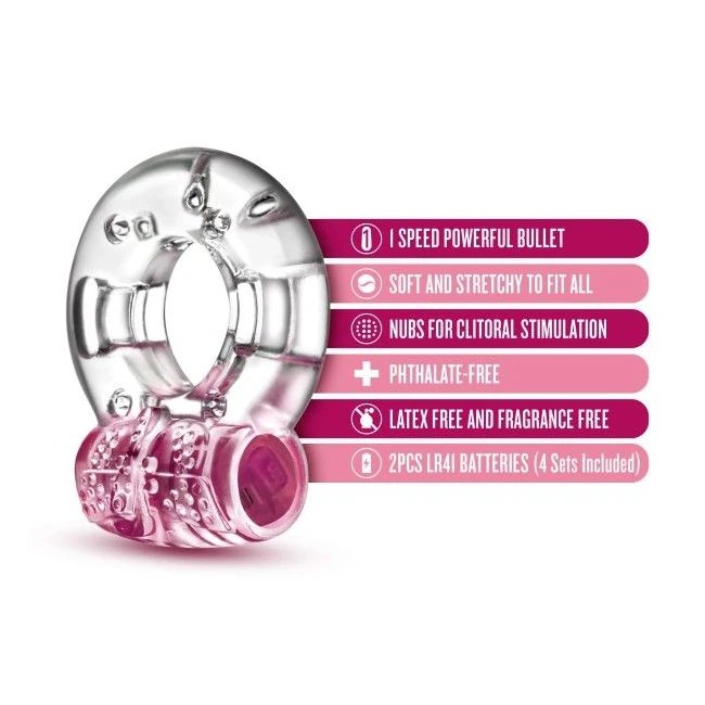 Play with Me Arouser Vibrat C-ring - Experience Enhanced Pleasure with the Play with Me Arouser Vibrating C-Ring
