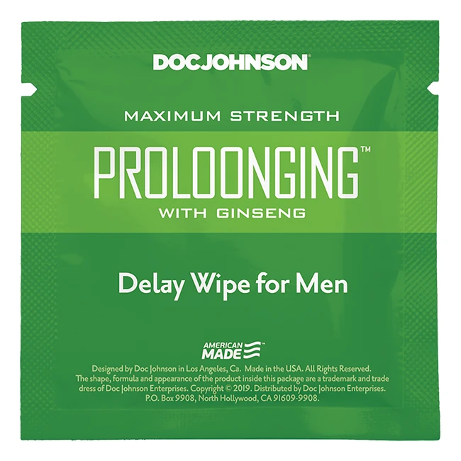 Proloonging Delay Wipes - Shape & Texture
