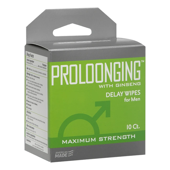 Proloonging Delay Wipes - Material Feel