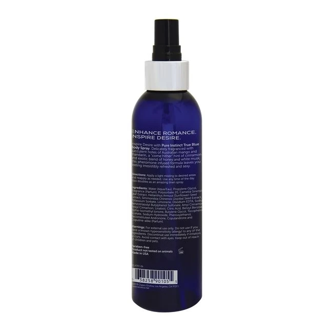 Pure Instinct Body Spray Tr Blue 6 Oz - Key Details