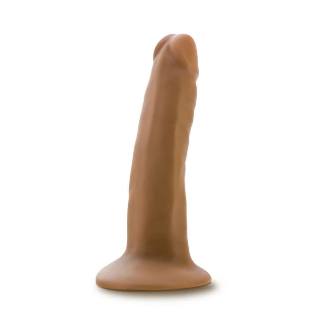 Dr Skin Silicone Dr Lucas 5in Dildo Mocha - Material & Feel