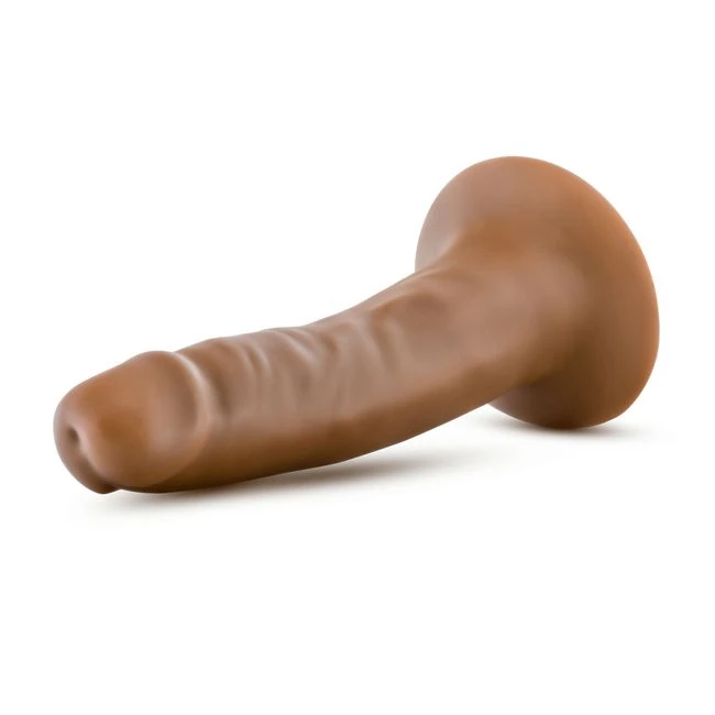 Dr Skin Silicone Dr Lucas 5in Dildo Mocha - Size & Fit
