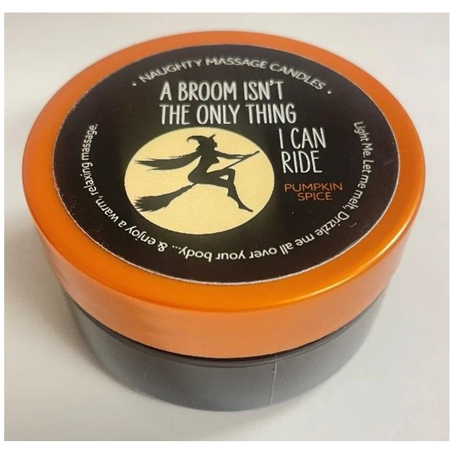 Ride a Broom Pumpkin Spice Massage Candle - Build & Quality