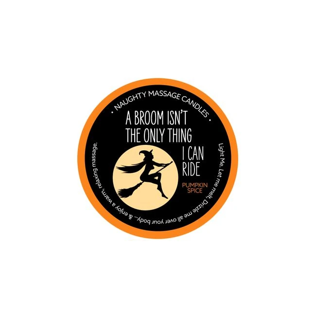 Ride a Broom Pumpkin Spice Massage Candle - Materials & Scent