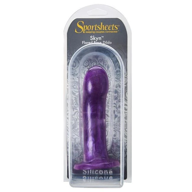 Skyn Silicone Dildo Violet Pearl - How It Feels