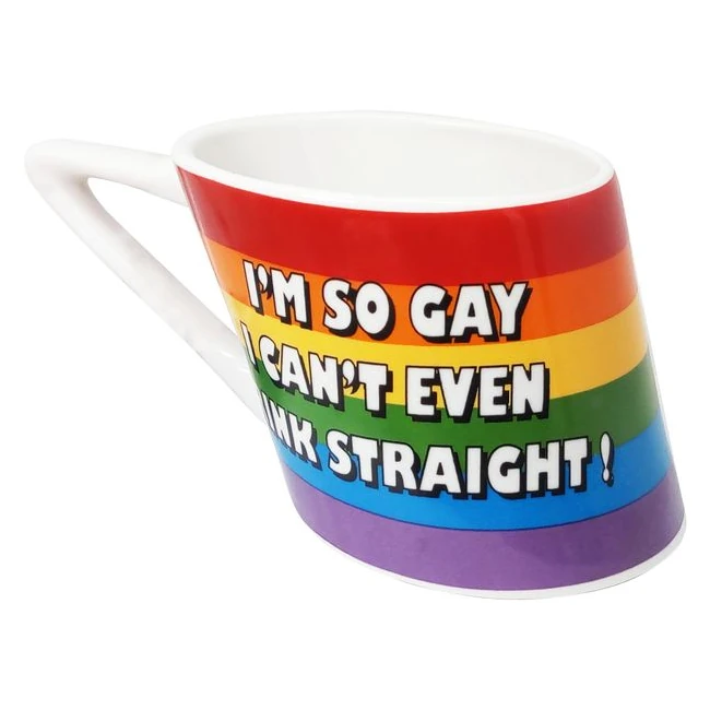 Slanted Rainbow Mug - Overview
