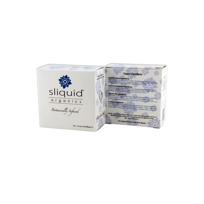 Sliquid Organics Lube Cube 12 Sample Packs - Experience the Benefits of Sliquid Organics Lube Cube 12 Sample Packs