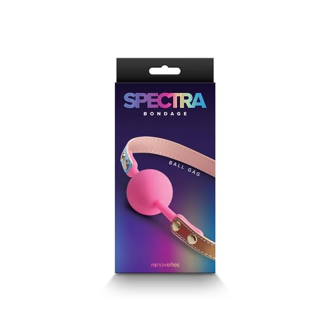 Spectra Bondage Ball Gag Rainbow - Build & Quality