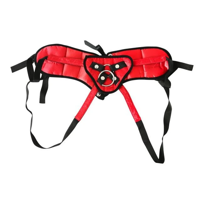 Ss Plus Size Red Satin Corsette Strap-on - Material Feel & Quality