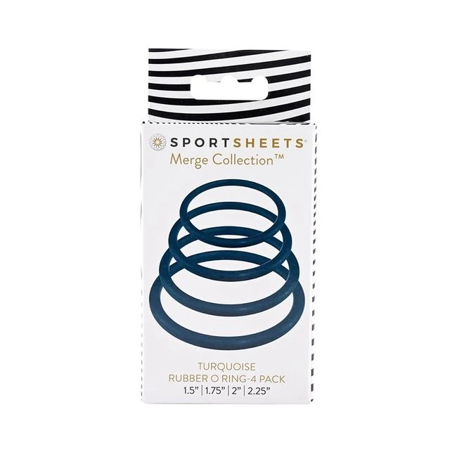 Turquoise O-ring 4pk - What Stands Out