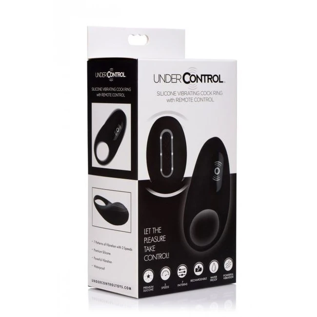 Under Control Vibrating Coc Ring W/ Remote - Measurements