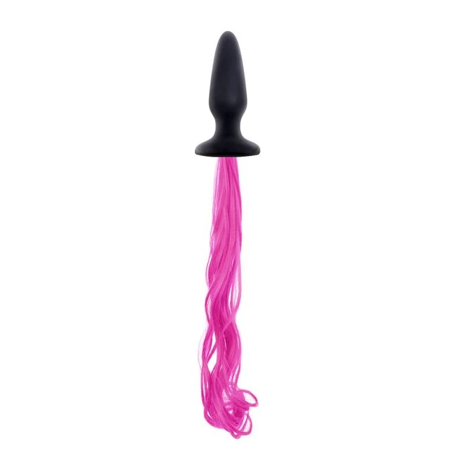 Unicorn Tails Pink Butt Plu - Shape & Comfort