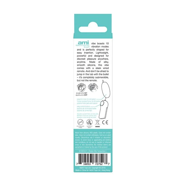 Vedo Ami Remote Control Bul Tease Me Turquoise - What Is the Vedo Ami Remote Control Bul Tease Me Turquoise?