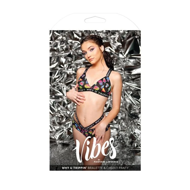 Vibes Why U Trippin Bralett Panty Set - How It Feels