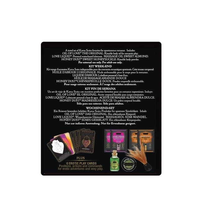 Weekender Kit Original New - Introducing the Kama Sutra Weekender Kit Original New