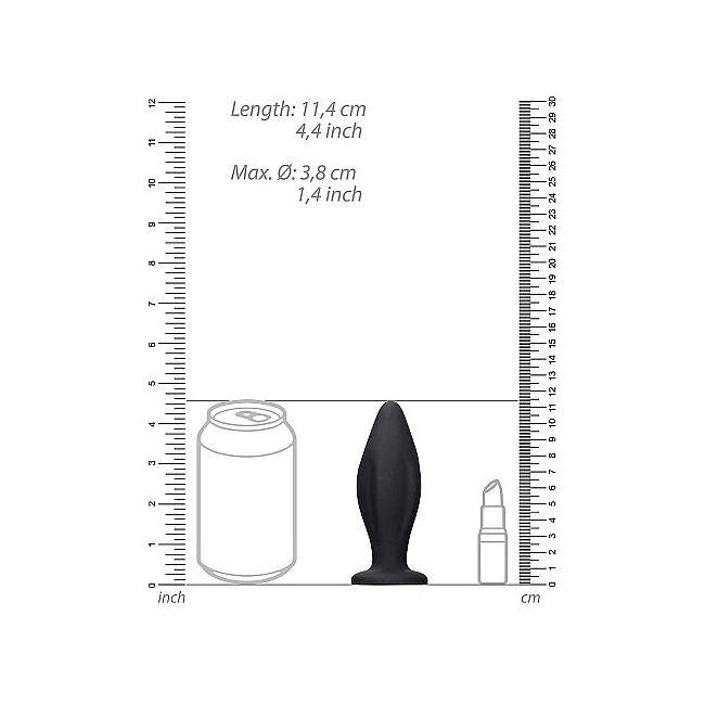 Edgy Butt Plug Black - Material & Safety