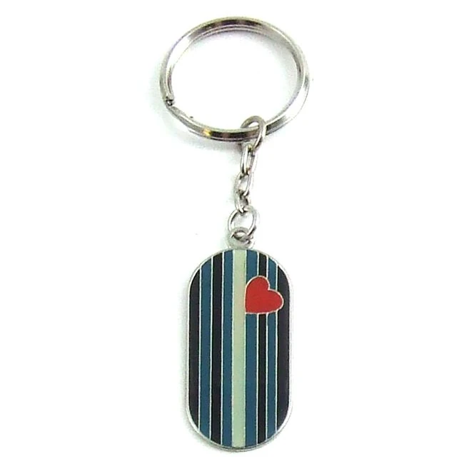 Enamel Key Chain Leather Flag - Build & Quality