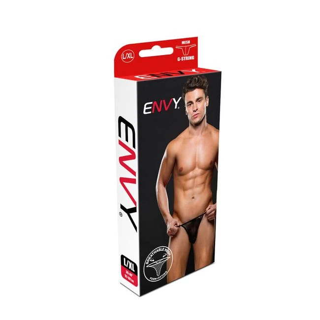 Envy Mesh G-string Black L/xl - Fit & Sizing