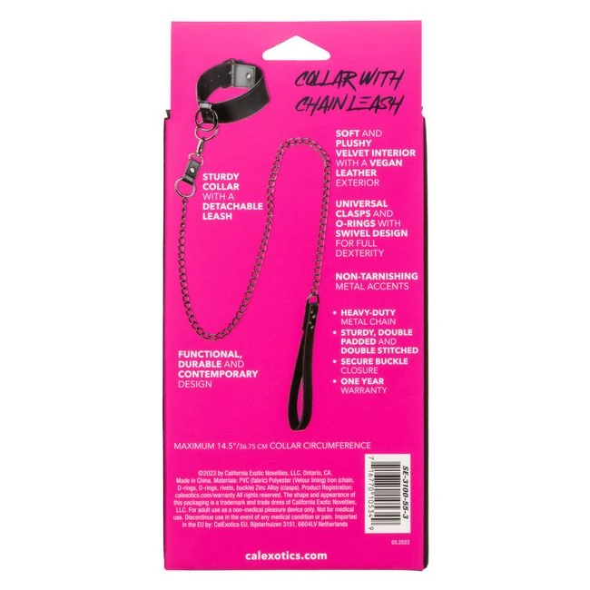 Euphoria Collar W/ Chain Leash - Hardware & Fasteners