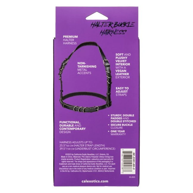 Euphoria Halter Buckle Harness - Hardware & Fasteners