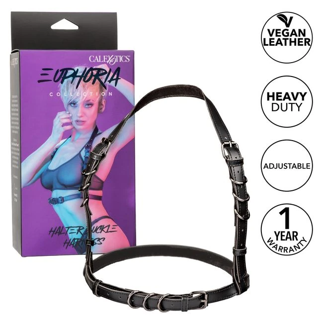 Euphoria Halter Buckle Harness - Features