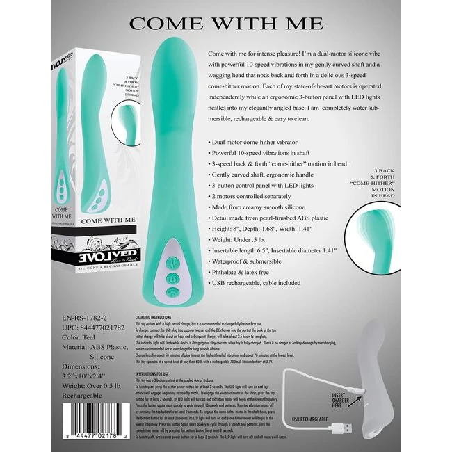 Evolved Come with Me - Experience Intense Pleasure with the Evolved Come with Me Vibrator