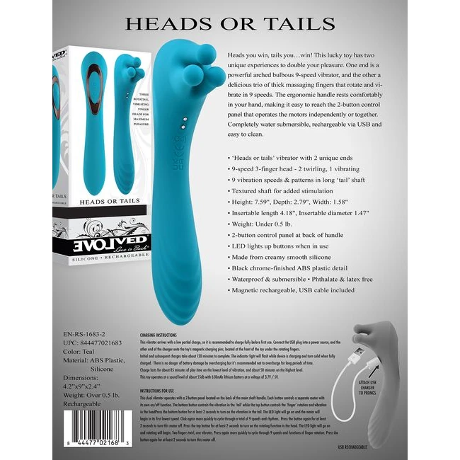 Evolved Head or Tails - Vibration Modes and Features