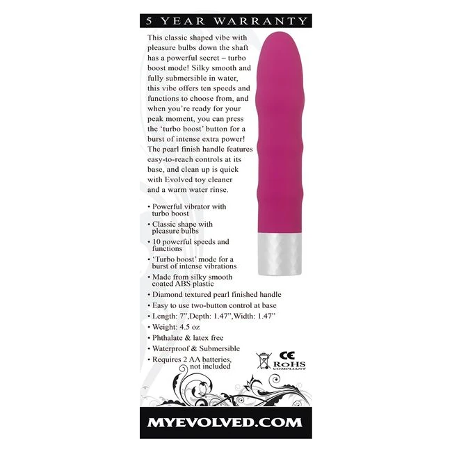 Evolved Ignite Pink Vibrator - Vibration Modes and Patterns