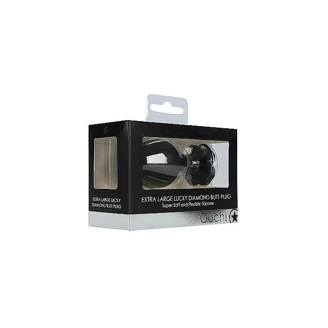 Extra Large Lucky Diamond Butt Plug Black - What Is the Extra Large Lucky Diamond Butt Plug Black?