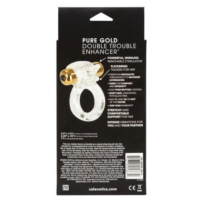 Extreme Pure Gold- Double Trouble Couples Enhancer - Key Details