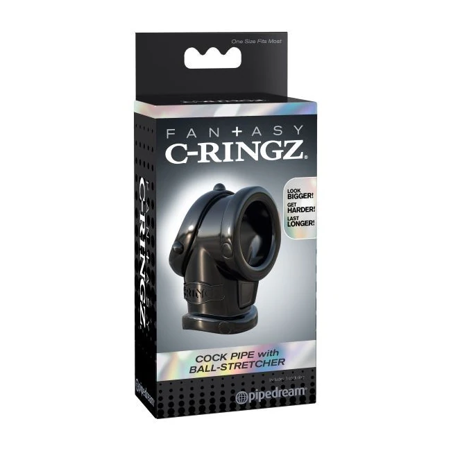 Fantasy C-ringz Cock Pipe W/ball Stretcher - Key Details