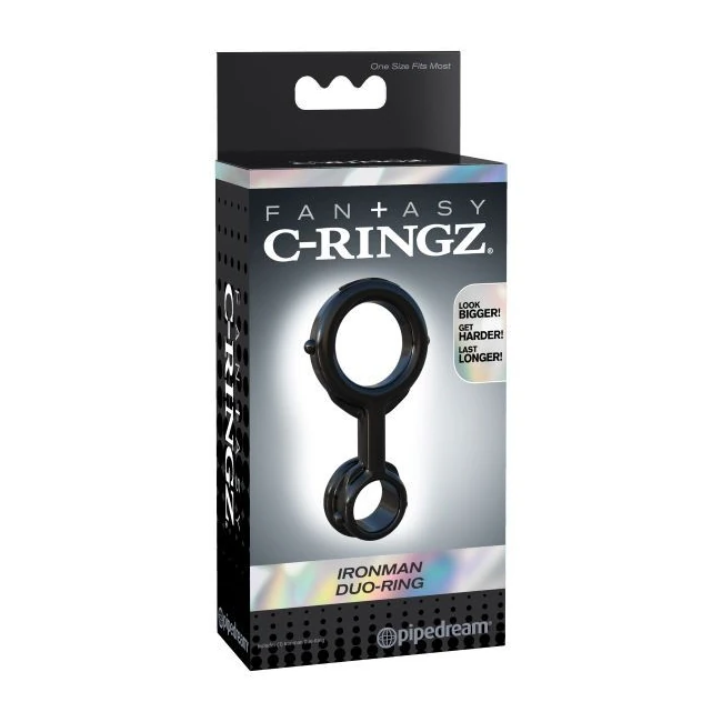 Fantasy C-ringz Ironman Duo Ring - Enhanced Performance and Pleasure