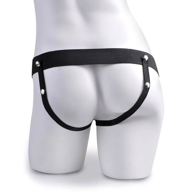 Fetish Fantasy 9 in Hollow Squirting Strap-on W/ Balls Flesh - Additional Features & Specifications
