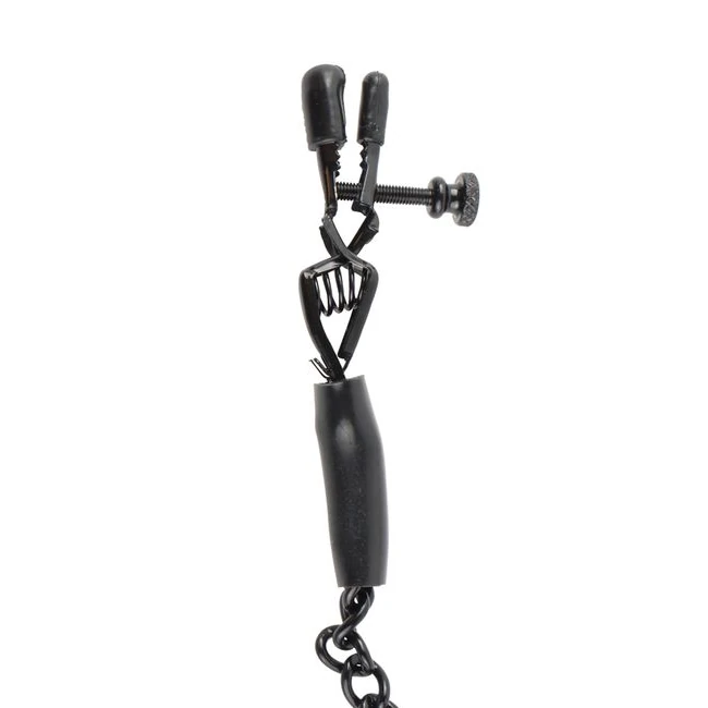 Fetish Fantasy Adjustable Nipple Chain Clamps - Comfort & Fit