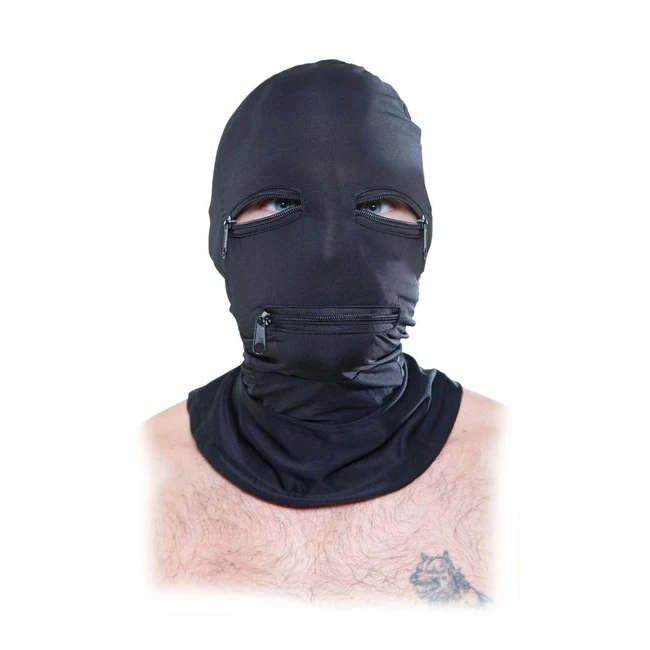 Fetish Fantasy Black Zipper Face Hood - Build & Quality