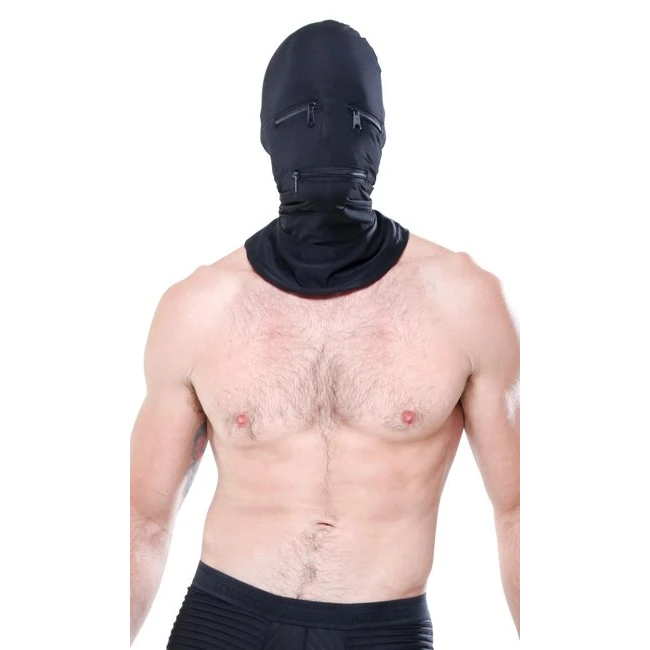 Fetish Fantasy Black Zipper Face Hood - Comfort & Fit