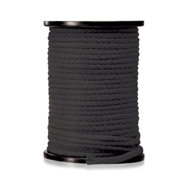 Fetish Fantasy Bondage Rope Black 200 Feet - Build & Quality